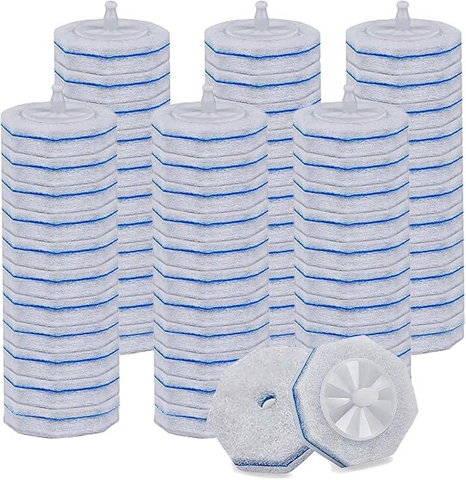 60 Counts Upgraded Disposable Cleaner Wand Brush Heads - Compatible with Clorox Toilet Bowl Cleaner Wand Refills for Bathroom Cleaning - ModernBath