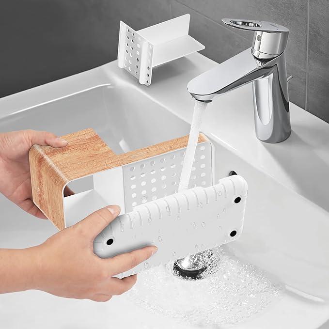 PARKMANI Toothbrush Holders for Bathrooms Countertop Organizer and Storage, Kids Electric Toothbrush and Toothpaste Holder, Bathroom Accessories Vanity Organizer (Wood Grain) - ModernBath