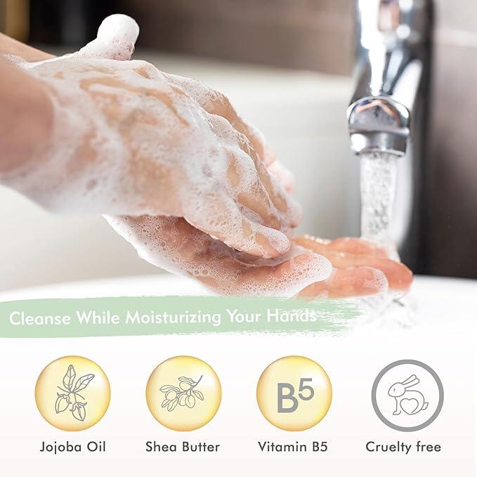 ROMIIE ZOI Liquid Hand Soap Refill Gift Set-3 Pack, Cruelty-Free and Biodegradable Formula, Moisturizing Hand Wash with Essential Oil for Sensitive Skin, Lemon Verbena Scent,(26Fl Oz x 3) - ModernBath