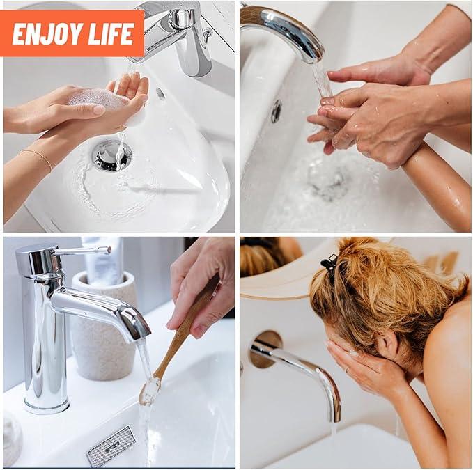 2PC Bathroom Sink Stopper Hair Catcher, Pop Up Sink Drain Filter with Removable Stainless Steel Filter Basket Hair Catcher, for US Bathroom Sink Stopper Replacement. - ModernBath