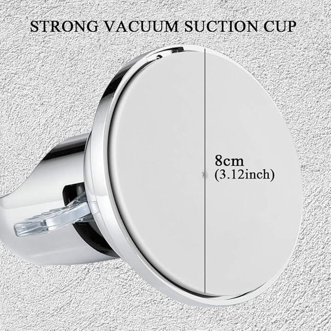 [2 Pack] Suction Cup Shower Head Holder for Elderly, Removeable Showerhead Holder for Minors, Adjustable Hand held Shower Head Holder, No Drilling Bathroom & Bathtub Wall Mount Shower Hanger - ModernBath