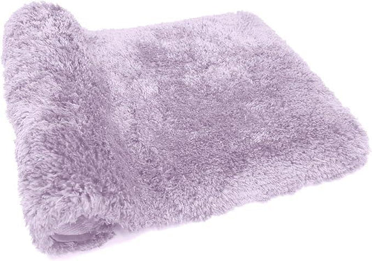 FIFU Bathroom Rugs 24" W x 36" L, Bath Mat for Bathroom, Bedroom, Laundry Room & Kitchen, Non-Slip Rubber Latex Backing, Extra Soft and Absorbent Microfiber Carpet, Machine Washable Rug, Lavender - ModernBath