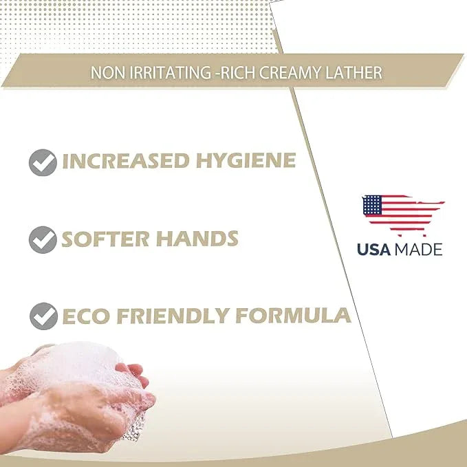 GreenFist Foaming Hand Soap Refills White Tea Scent Jug Foam Refill Made in USA, 128 ounce (1 Gallon) - ModernBath
