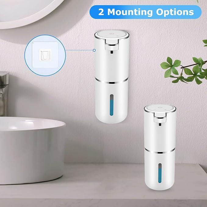 4 Pack Automatic Soap Dispenser,Liquid Soap Dispenser Touchless,12.8oz/380ml USB Rechargeabled Wall Mounted Smart SoapDispenser for Bathroom Kitchen Dish Soap - ModernBath
