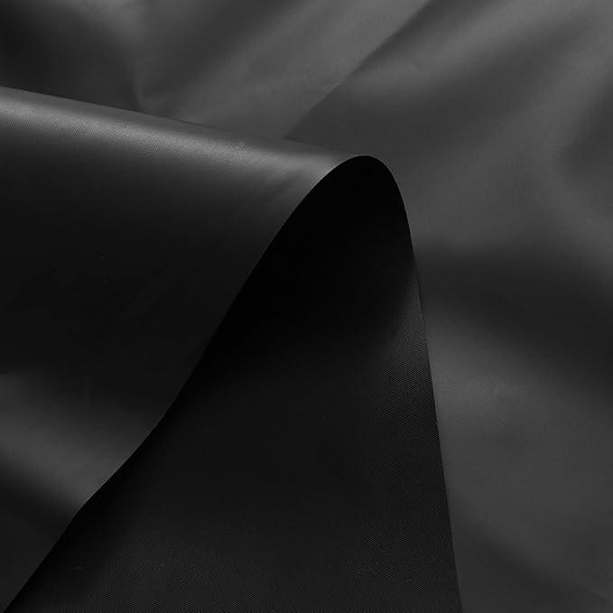 Barossa Design 54W x 78H Stall Shower Curtain Liner Black - Waterproof Lightweight PEVA Plastic Shower Liner with 3 Magnets & Metal Grommets - Black - ModernBath