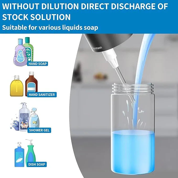 Aunmaon Automatic Touchless Soap Dispenser, Upgrade 15 Adjustable Volume for Thick and Thin Liquid, Hands Free for Kitchen & Bathroom - ModernBath