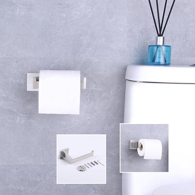 GERZWY Toilet Paper Holder Paper Towel Dispenser Tissue Roll Hanger Wall Mounted Brushed Stainless Steel FG1605-LS - ModernBath