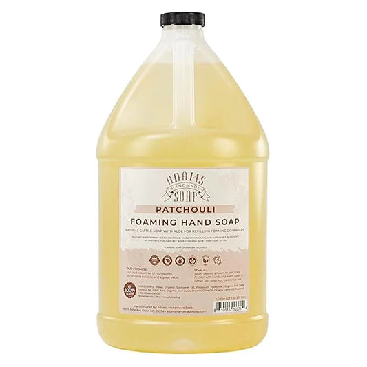 Adams Handmade Soap Liquid Foaming Soap 1 Gal - Patchouli - ModernBath
