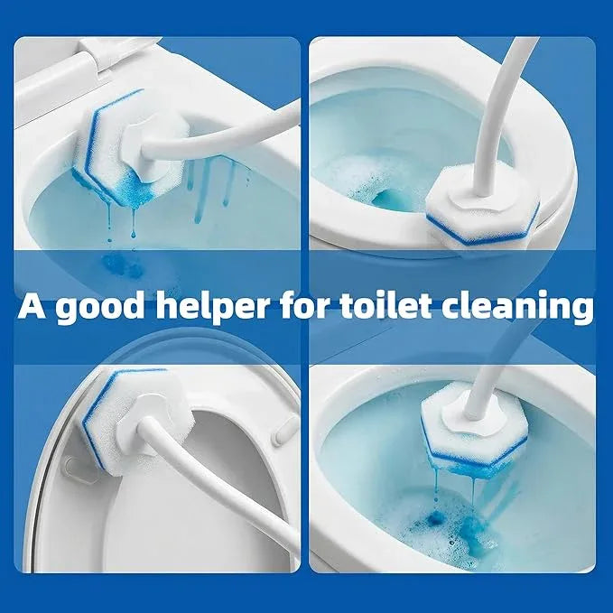 Disposable Toilet Wand Refill Compatible with Clorox Toilet Wand, Deep Cleaning Disposable Heads with Push-Button Release (50 Count, Pack of 1) - ModernBath