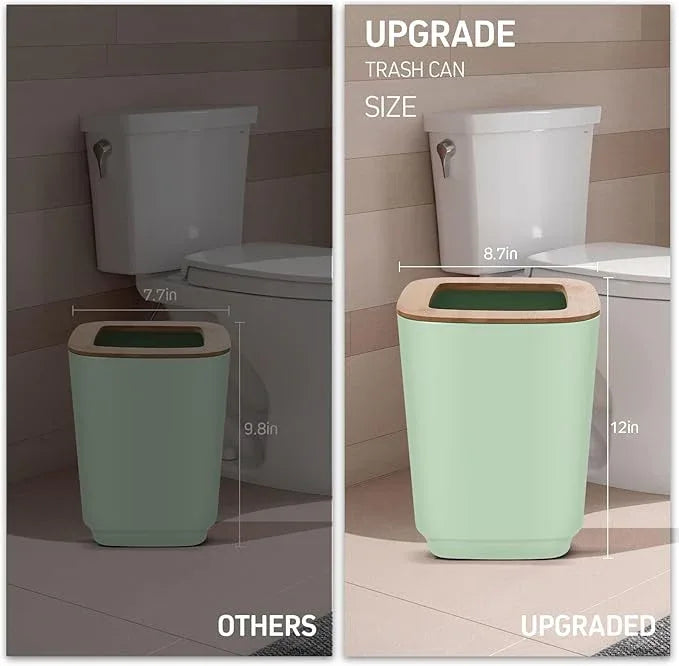 IMAVO Bathroom Accessories Set,Green Bathroom Set,11 Pieces Bathroom Accessory Set,Trash Can for Bathroom Accessories Décor and Housewarming Gifts - ModernBath