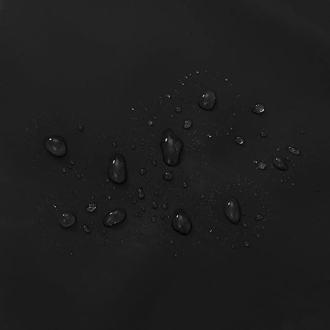 Barossa Design Black Stall Shower Curtain Liner 36" W x 72" H - Waterproof PEVA Plastic Shower Liner for Small Bathroom Stall, Lightweight Bath Curtain with 3 Magnets & Metal Grommets - Black - ModernBath