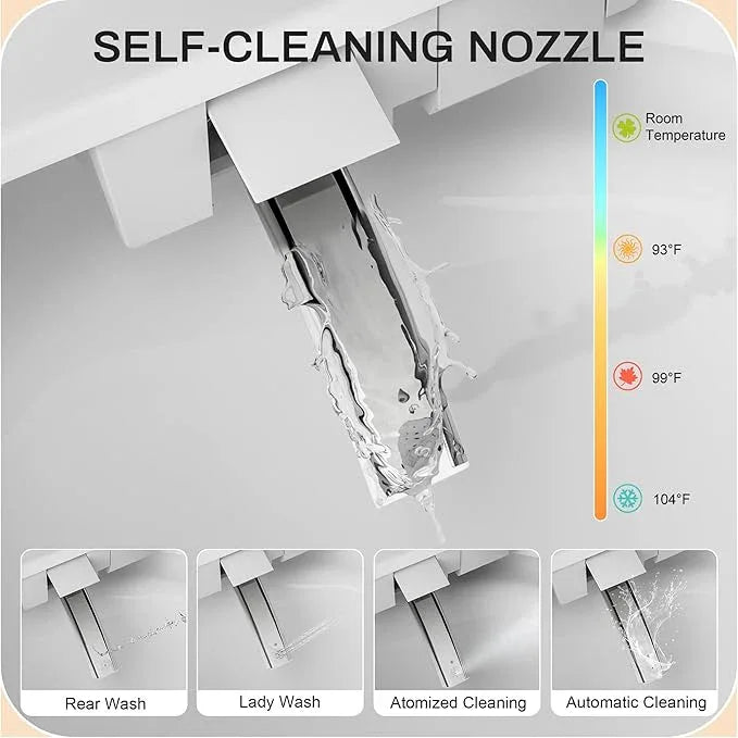 ZAOZUO Smart Toilet with Built-In Bidet, Heated Seat & Child Mode, Multiple Flushing Modes, Self-Cleaning Nozzle & Tankless One Piece Elongated Toilet - ModernBath