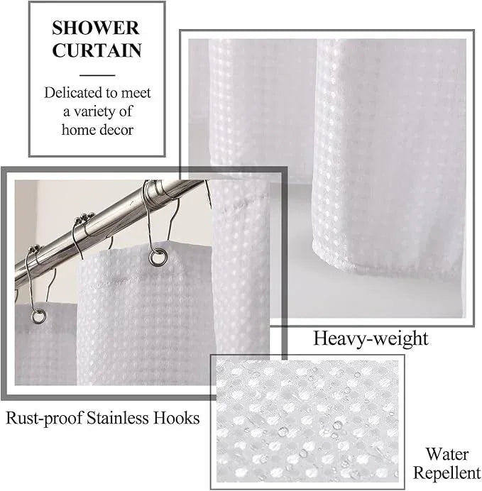 21 Pcs Bathroom Accessory Set with Waterproof Shower Curtain and Non Slip Mat,Resin Bath Set with Toothbrush Holder and Lotion Soap Dispenser,Bathroom Countertop Organizer Set for Home Apartment - ModernBath