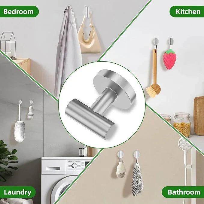 DUMDER Brushed Nickel Bathroom Hardware Accessories Set 6 Pieces Towel Bar Set,Stainless Steel Towel Holder Set for Bathroom,Wall-Mounted Towel Rack Set 23.6 Inch - ModernBath