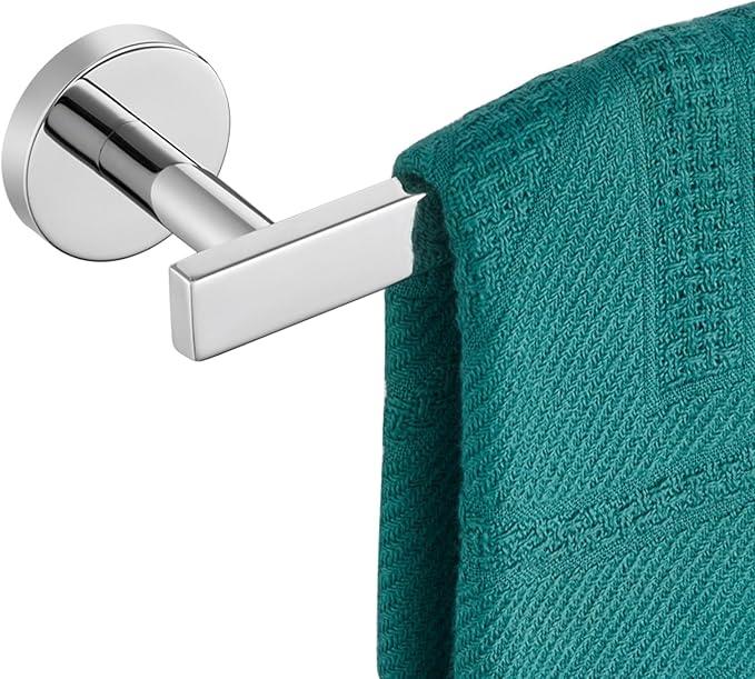 24 Inch Bathroom Towel Bar Bath Towel Rack Kitchen Towel Holder Towel Rails Wall Mounted SUS304 Stainless Steel Polished Chrome AN4001CH-L24 - ModernBath