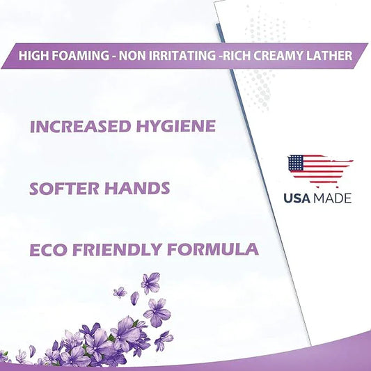 GreenFist Foaming Hand Soap Refills Lavender Scent Jug Foam Refill Made in USA, 128 ounce (1 Gallon) - ModernBath
