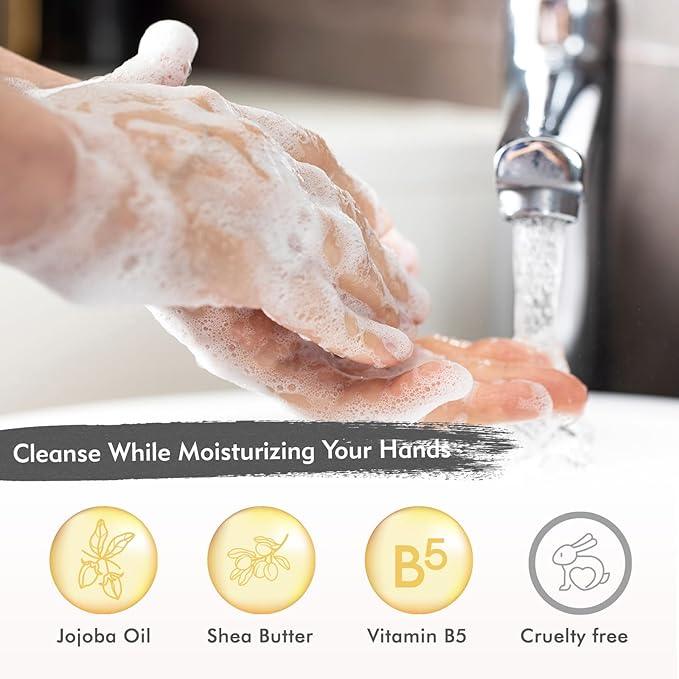 ROMIIE ZOI Eucalyptus & Mint Liquid Hand Soap Refill, Gentle & Moisturizing Formula, Natural Cruelty-Free Soap, Large 750 ML Bottles Bulk for Kitchen, Bathroom, and Dispensers (26 FL OZ, Pack of 3) - ModernBath