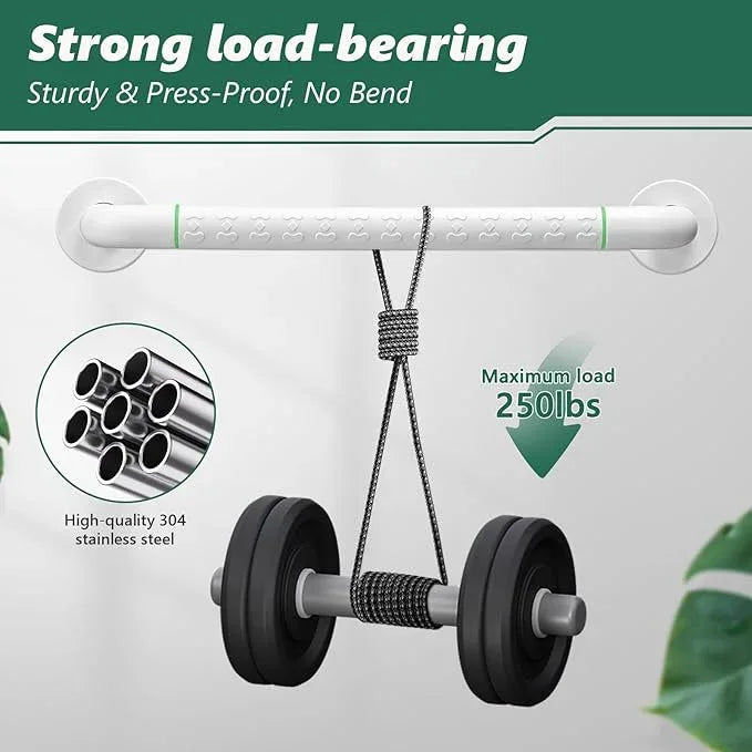 Grab Bars for Shower,2 Pack 20 Inch Shower Handle Bath Grab Rails with Anti-Slip Grip and Safety Luminous Circles,Stainless Steel Bath Handle Bathroom Grab Bar for Seniors, and Disability. - ModernBath
