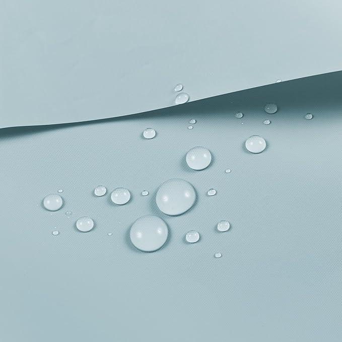 Light Blue Shower Curtain Liner - Premium PEVA Shower Liner for Bathroom, BPA & PVC Free, No Chemical Smell, Lightweight Standard Size Bath Curtain with 3 Magnets, Metal Grommets - Light Blue - ModernBath