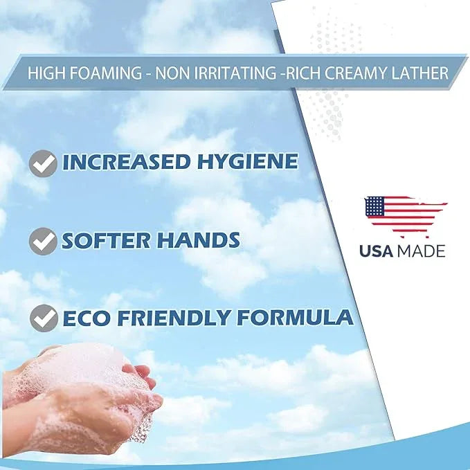 GreenFist Foaming Hand Soap Refills [ Foam Refill ] Gentle-Hand Wash Lemon Scent, 128 ounce (1 Gallon) - ModernBath