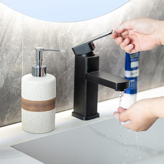 Cormomu Soap Dispenser for Kitchen & Bathroom, Dish Soap, Hand Soap, Shampoo, Conditioner Dispenser Bottle with Stainless Steel Pump, Includes Silicone Funnel, Non-Slip Design, Kitchen Decor, White - ModernBath