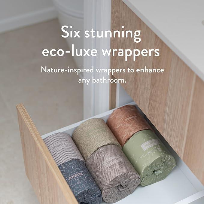 Joonya Bamboo Toilet Paper | 48 Double Length Rolls (370 Sheets) | Pillowy Soft, Ultra Strong | 100% FSC Certified Bamboo - ModernBath