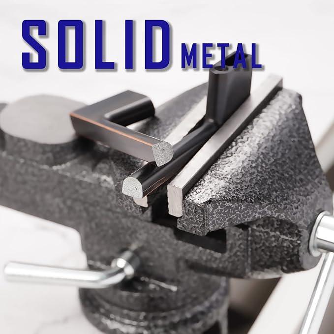 KOOFIZO 10 Pack 5 Inch Brushed Nickel Kitchen Cabinet Pulls Stain Nickel Cabinet Handles Silver Cabinet Hardware for Kitchen Cabinets Drawer P01 Dresser Cupboard Bedroom Bathroom - ModernBath