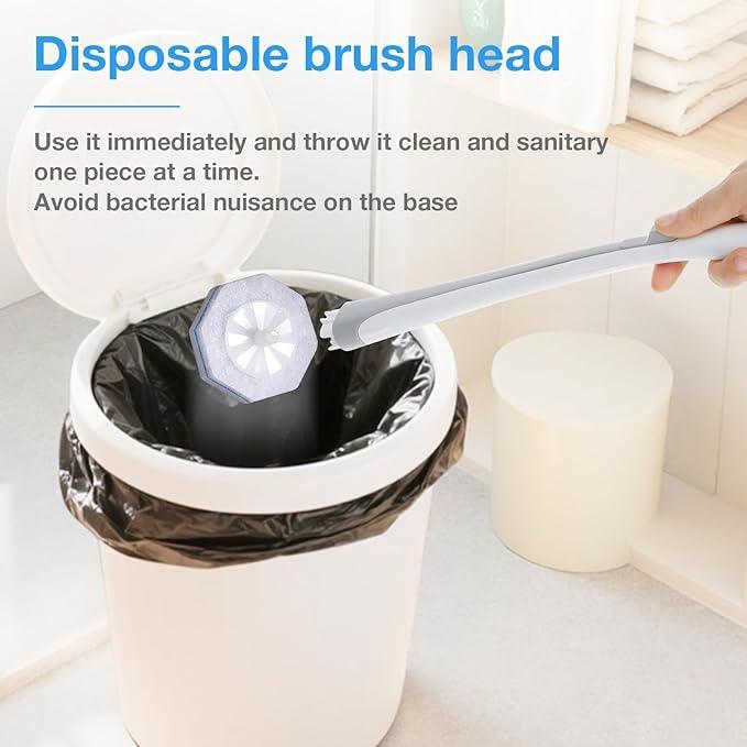 50Count Refills Disposable Toilet Brush Refills, Toilet Cleaning Brush,Toliet Wand Refills,Toilet Bowl Clean Refill Pads,Toilet Brush Head is Compatible with Most Toilet Brush Handles - ModernBath
