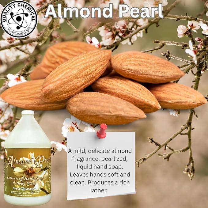 Quality Chemical Almond Pearl Luxury Hand Soap Refill - Liquid Hand Soap Refill - Mild Delicate Almond Fragrance - 128 oz (Pack of 1) - ModernBath