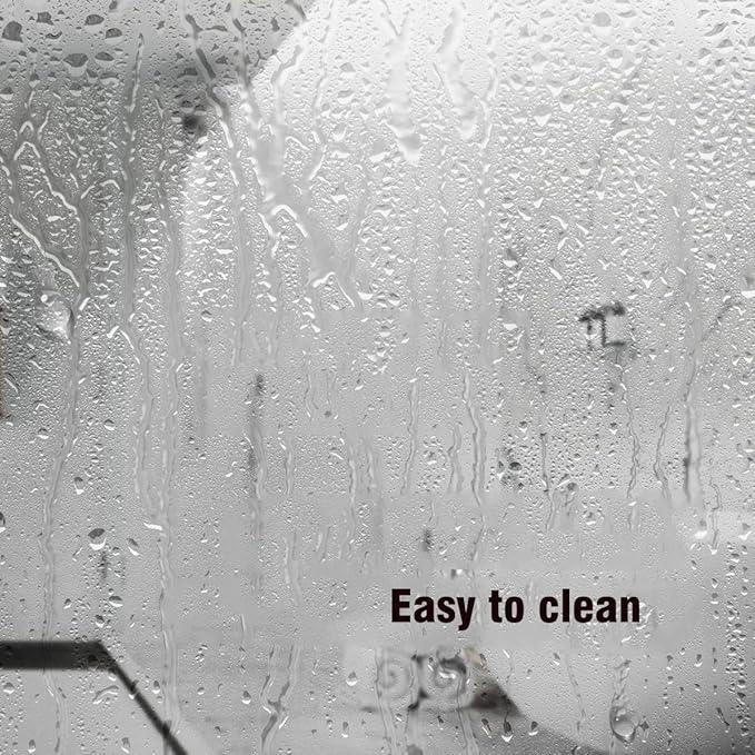 TIKABC Shower Curtain Liner, Clear Plastic Waterproof Bathroom 4G Shower Curtains, 72x72 inch Shower Liner with 3 Magnetic Weights (Clear) - ModernBath