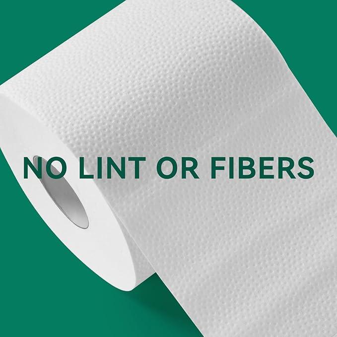 ECOLipak Bamboo Toilet Paper 3 Ply, Septic Safe Toilet Tissue, 12 Double Rolls, 320 Sheets Per Roll, Tree Free, Non Toxic, Soft and Absorbent, Eco Friendly Dye-Free Paper, White - ModernBath