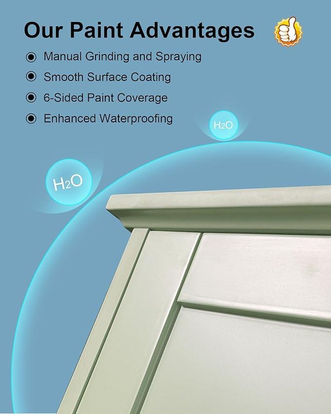 Bathroom Cabinet Wall Mount Buffering Hinge,23"x29" inch Over Toilet Storage Cabinet and Adjustable Shelves, Large Space Wooden Medicine Cabinet (Light Green) - ModernBath