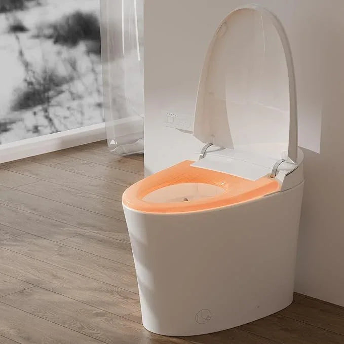 AQUATIZ Smart Toilet with Bidet, Built-in Tank & Pressure Pump, 0 Water Pressure Required, ADA Height, Model N115-1 - ModernBath