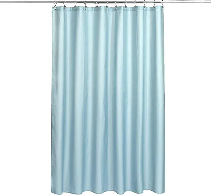 N&Y HOME Fabric Shower Curtain or Liner - Light Blue Shower Curtain for Bathroom with Hotel Quality, Machine Washable - Blue Fog, 72x72 - ModernBath