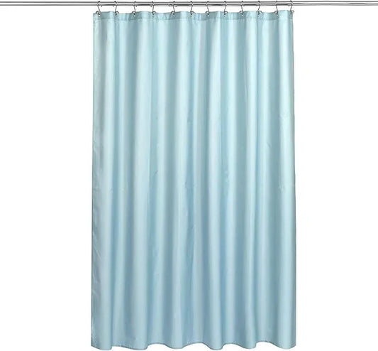 N&Y HOME Fabric Shower Curtain or Liner - Light Blue Shower Curtain for Bathroom with Hotel Quality, Machine Washable - Blue Fog, 72x72 - ModernBath