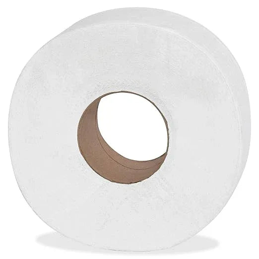 Genuine Joe - GJO2506008 Jumbo Dispenser Roll Bath Tissue (Pack of 8) - ModernBath