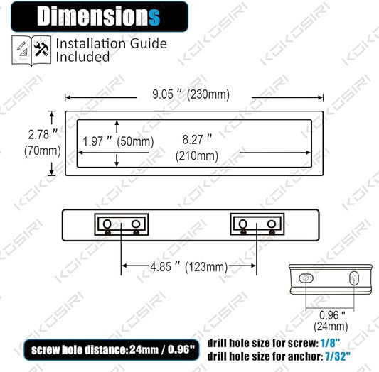 KOKOSIRI Towel Ring Wall Mount Hand Towel Racks 9-Inch Kitchen Holder Bathroom Hardware Champagne Bronze Stainless Steel, 2 Pack B4008CPG-L9-P2
