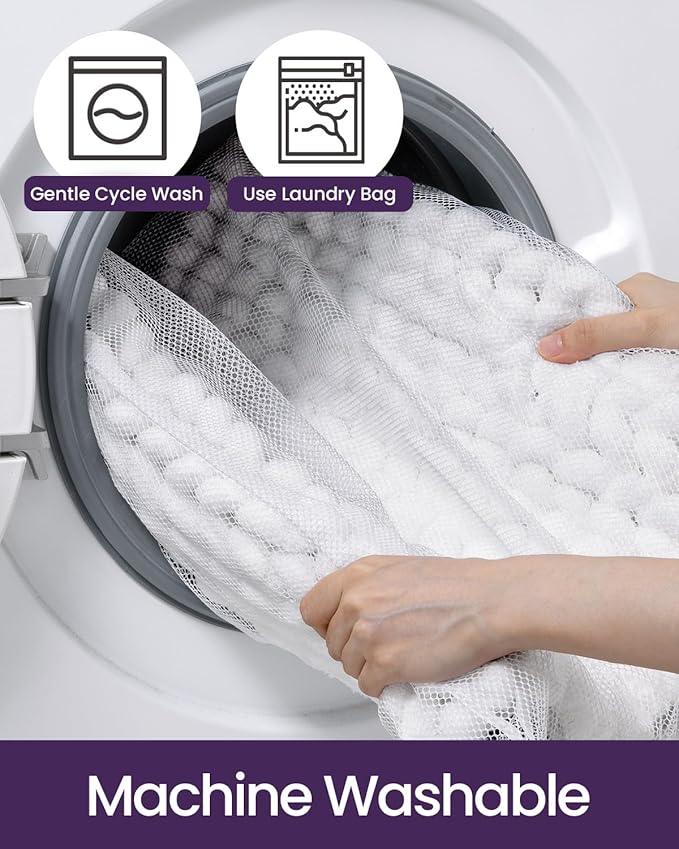 DEXI Bathroom Rugs 24x43, Non Slip Washable Bath Mat, Luxury Chenille Super Absorbent Ultra Thick Bathmats for Shower Floor, Plush Fluffy Shaggy Carpet for Tub, White - ModernBath