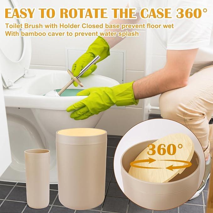 iMucci Bathroom Accessories Beige Bathroom Sets with Shower Curtain and Rug, Beige Ombre Waterproof Shower Curtain with Ultra Absorbent Rug Bathroom Accessories Set for Home Decor - ModernBath