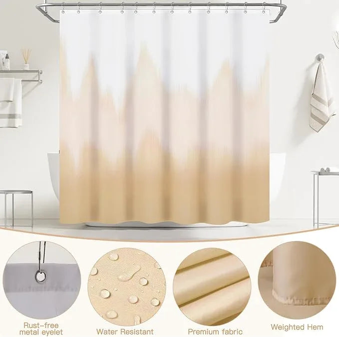 iMucci Bathroom Accessories Bathroom Sets with Shower Curtain, Bath Towel Set, Trash Can, Toilet Brush, Soap Dispenser, Bathroom Accessories Set Complete - ModernBath