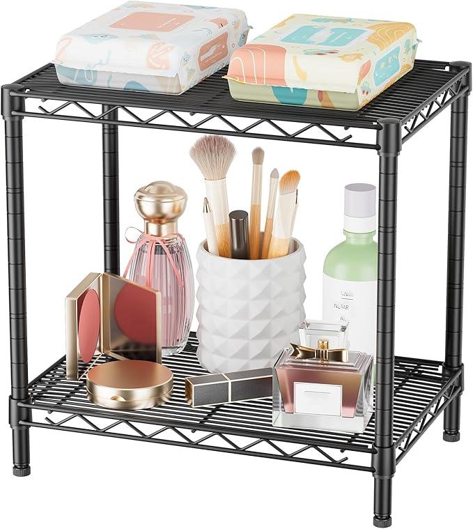 SINGAYE Shelf Closet Wire Shelving：Adjustable Metal Unit for Laundry Room Organization Bathroom Kitchen Home Storage Small Pantry Rack Shelves - ModernBath
