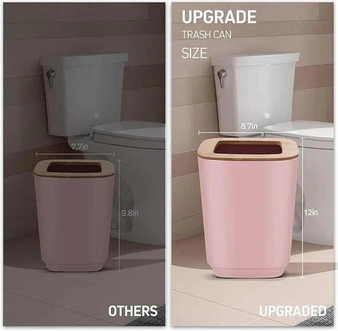 IMAVO Bathroom Accessories Set,Pink Bathroom Set,11 Pieces Bathroom Accessory Set,Trash Can for Bathroom Accessories Décor and Housewarming Gifts - ModernBath