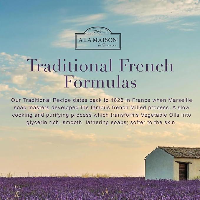 A LA MAISON French Liquid Hand Soap RefilL - Natural Hand Wash Made with Essential Oils - Biodegradable, Plant-Based, Vegan, Cruelty-Free (33.8 Fl Oz Pouch, 2 Pack, Provence Lemon) - ModernBath