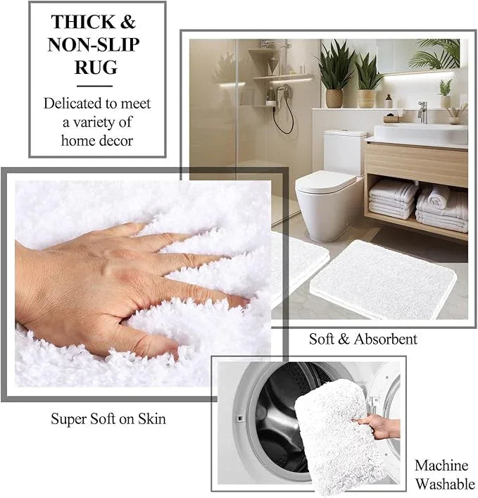 21 Pcs Bathroom Accessory Set with Waterproof Shower Curtain and Non Slip Mat,Resin Bath Set with Toothbrush Holder and Lotion Soap Dispenser,Bathroom Countertop Organizer Set for Home Apartment - ModernBath