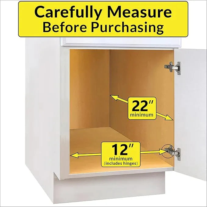 LYNK PROFESSIONAL® Pull Out Cabinet Organizer, 11" x 21" Slide Out Drawers for Kitchen Cabinets - Sliding Pull-Out Pantry Shelves – Home Shelf Organizers - Lifetime Ltd. Warranty, Chrome - ModernBath