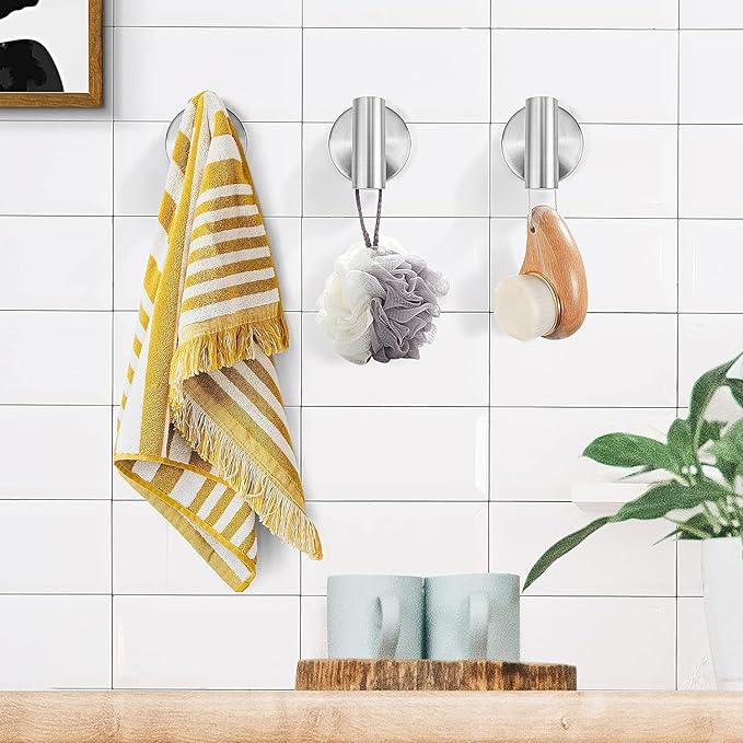15sets 24inch Brushed Nickel Bathroom Hardware Set, Include 3PCS 24inch Towel Bar, 6PCS Robe Hook, 3PCS Towel Ring, 3PCS Toilet Paper Holder - ModernBath
