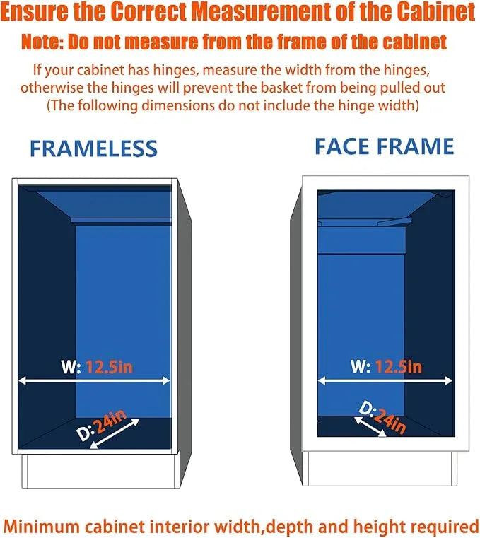 ROOMTEC Pull Out Cabinet Organizer, Cabinet Pull Out Shelves 11" W x 21" D, Heavy Duty Cabinet Drawers Slide Out Kitchen Cabinet Organizers Storage Shelf - ModernBath