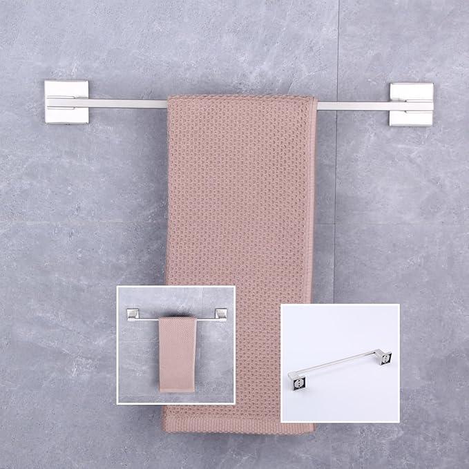 GERZWY 18 Inch Towel Bar Bathroom Wall Mounted Towel Rail, Stainless Steel Hand Towel Holder Brushed Finish JG1901A45-LS - ModernBath