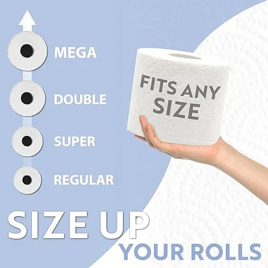 BROOKSTONE, Gold Toilet Paper Holder, Freestanding Bathroom Tissue Organizer, Minimalistic Storage Solution, Modern & Stylish Design [Holds MEGA Rolls] - ModernBath