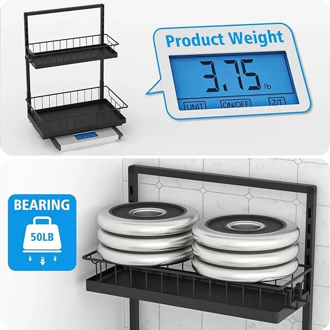 WOWBOX Under Sink Organizer 2 Pack, 2-Tier Cabinet Organizer for Kitchen, Bathroom, Slide Out Drawer Under Sink Organizers and Storage, Metal Organizing Rack for Pantry, Cabinet, Closet - ModernBath
